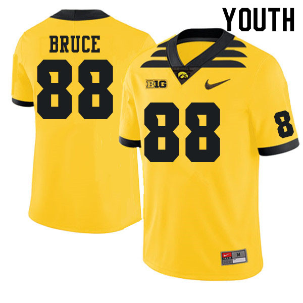 Youth #88 Isaiah Bruce Iowa Hawkeyes College Football Jerseys Sale-Gold
